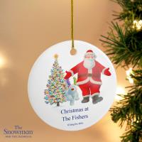 Personalised The Snowdog Father Christmas Ceramic Decoration Extra Image 2 Preview